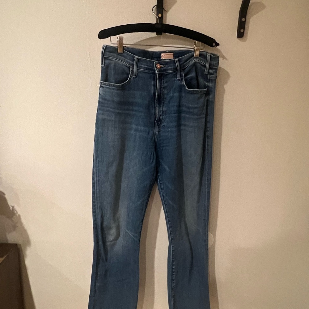 MOTHER Blue Ankle & Cropped Jeans